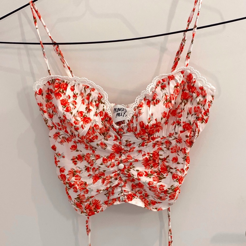 Princess Polly Floral Crop Top